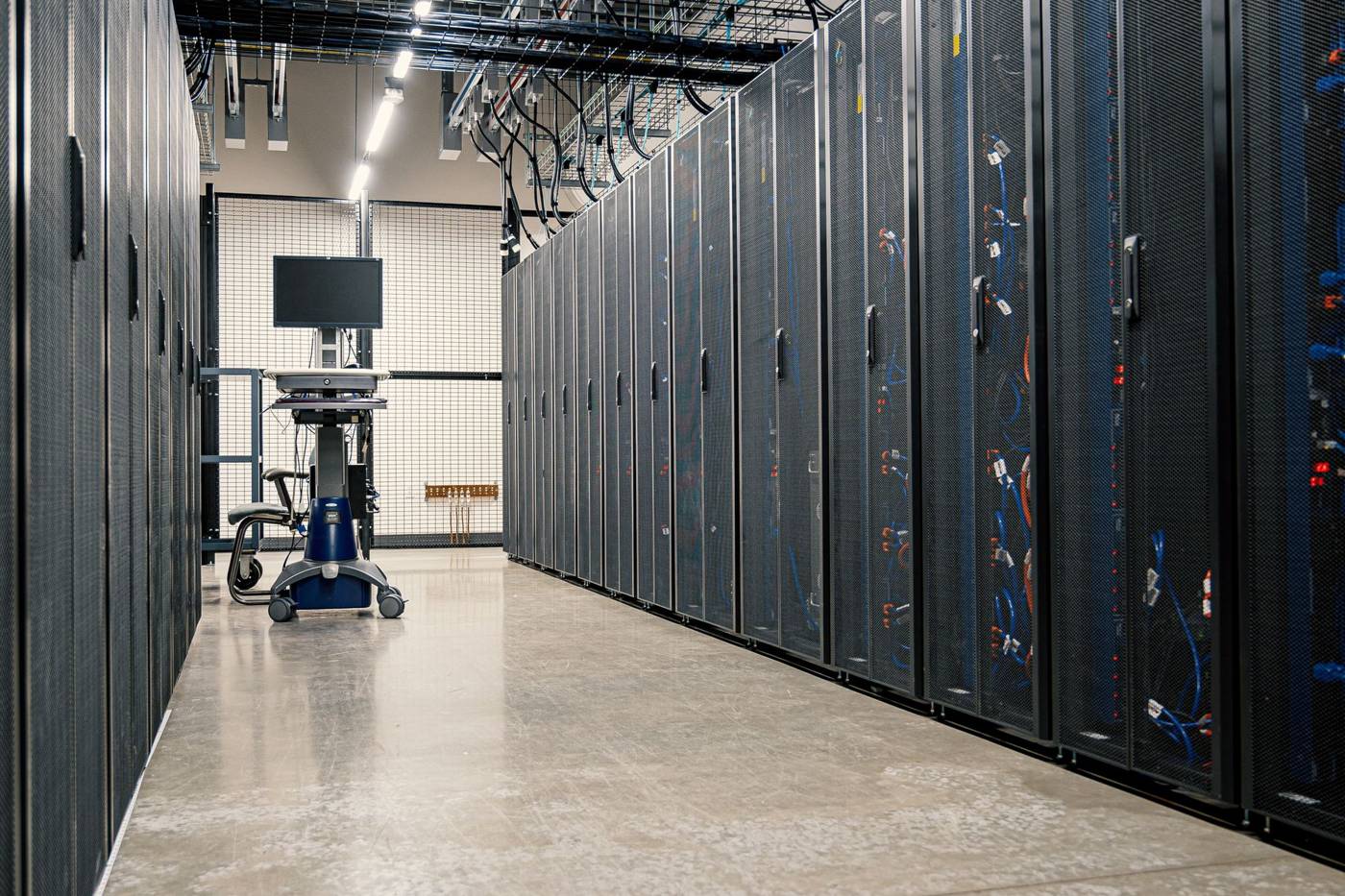 Ai data center server racks