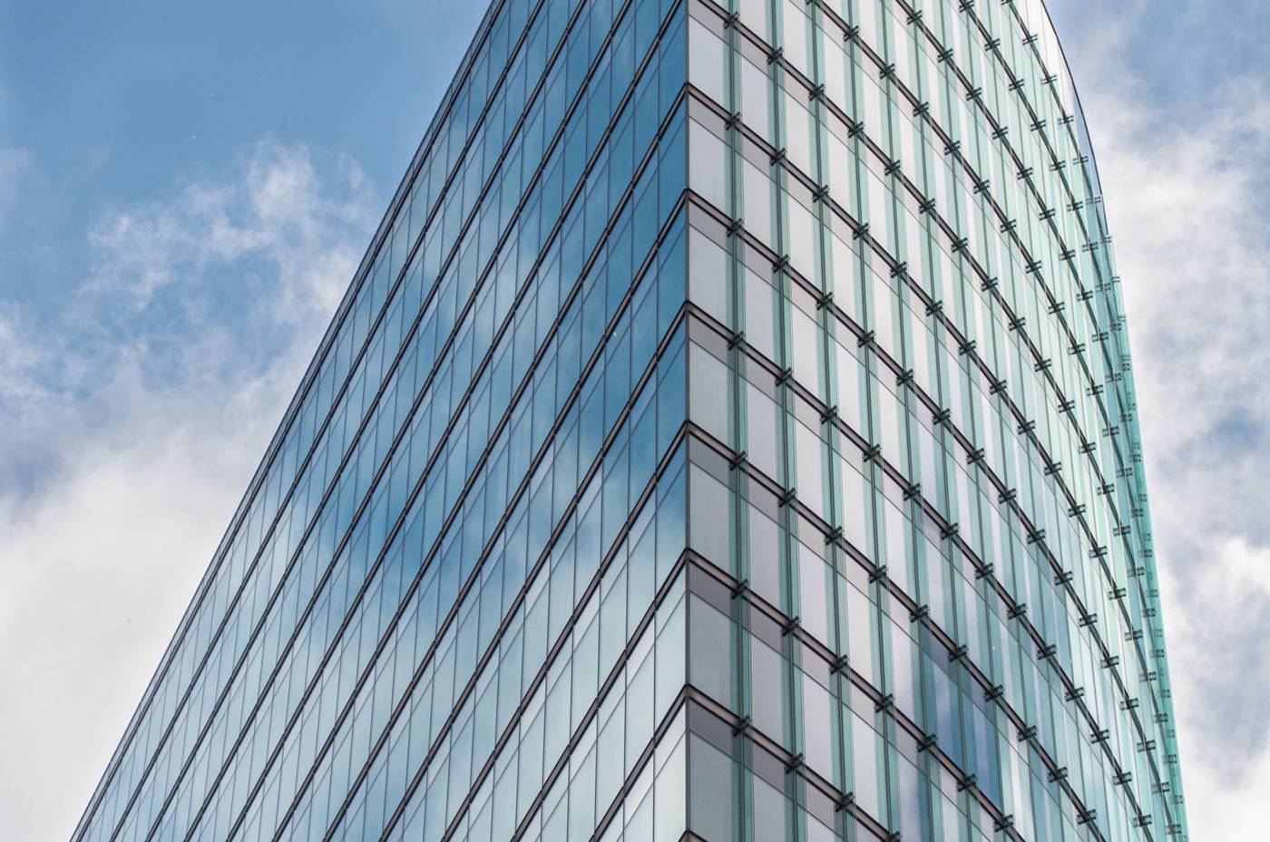 Financial district office building