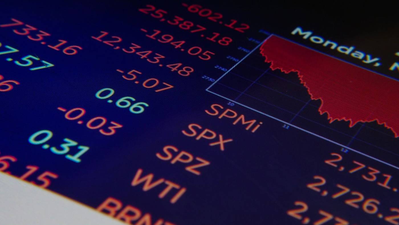 Nasdaq tech stocks trading floor