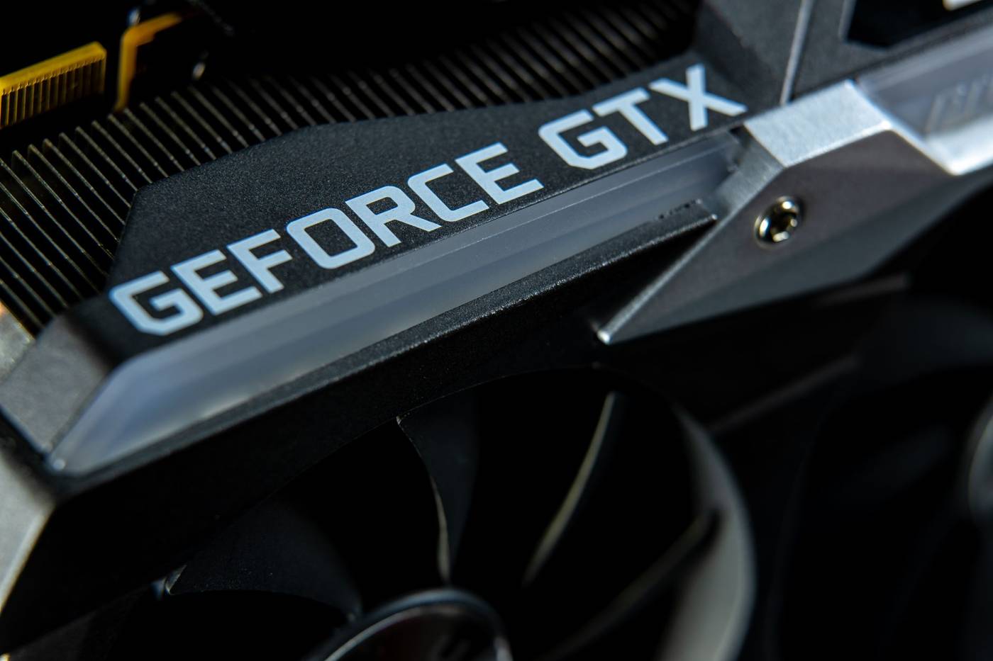 Nvidia gpu chip closeup