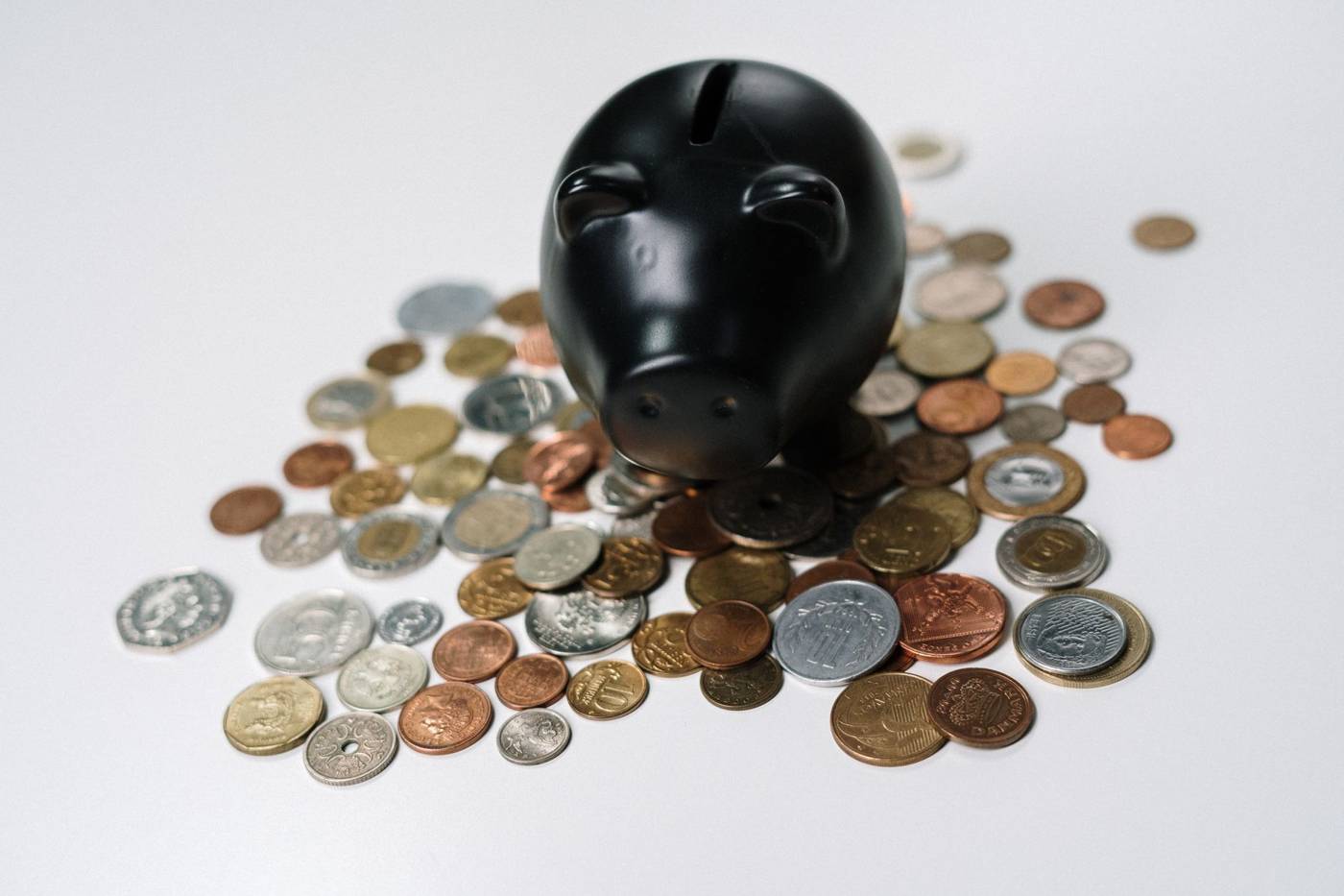 Piggy bank coins