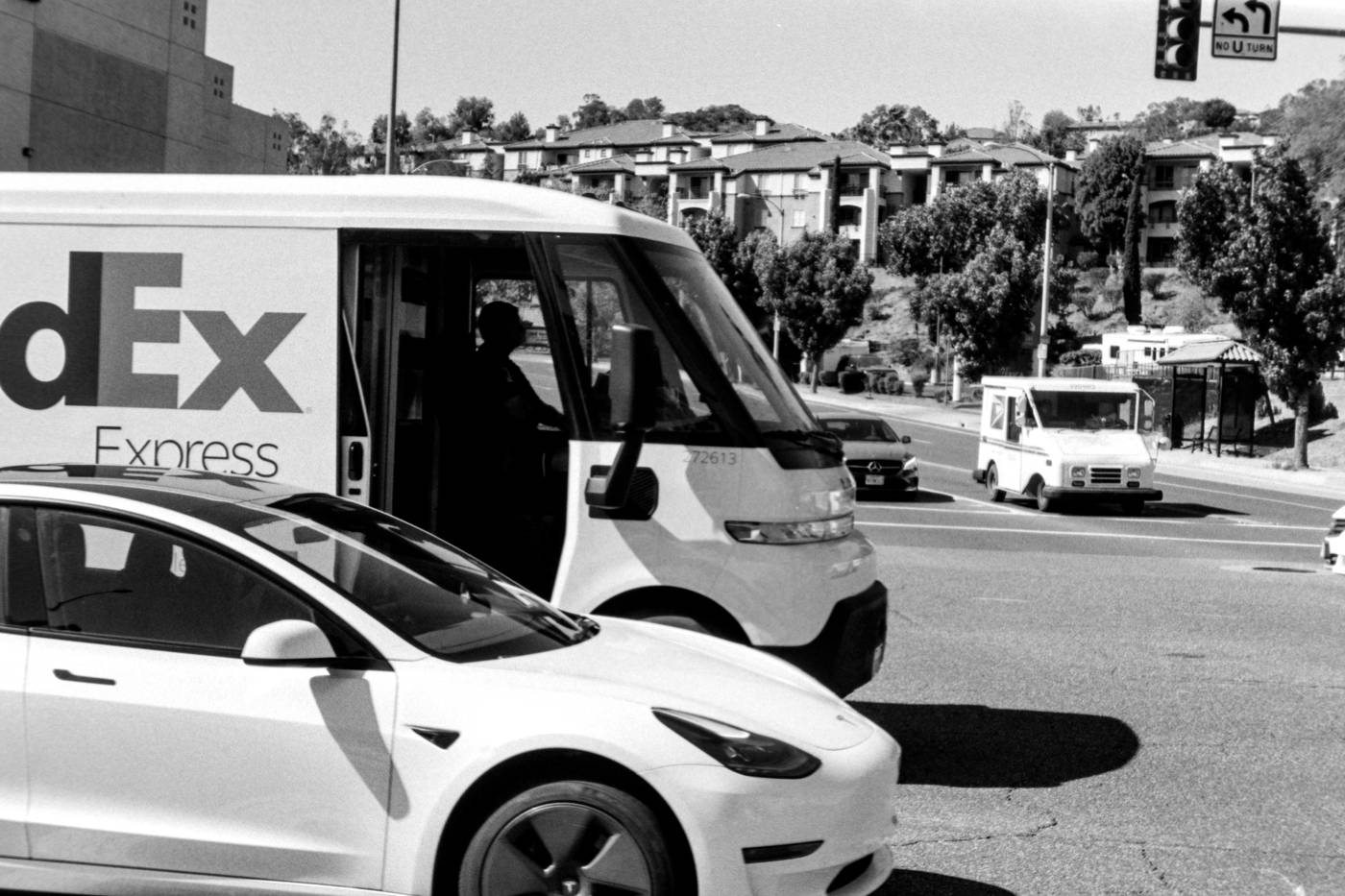 Tesla vehicles delivery lot